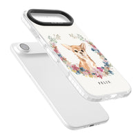 Personalised Chihuahua Floral Portrait