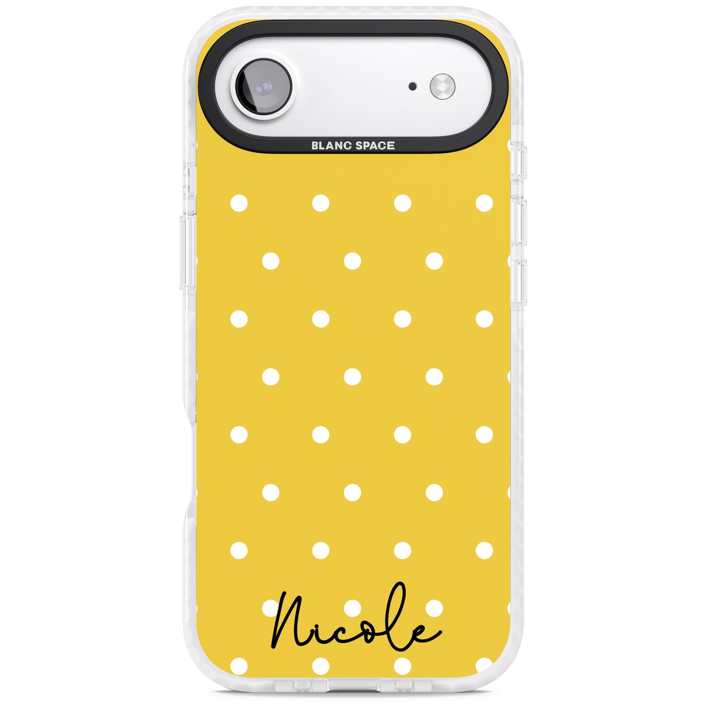 Personalised Yellow Polka Dot