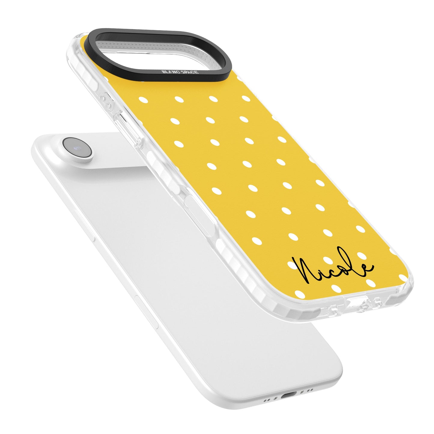 Personalised Yellow Polka Dot