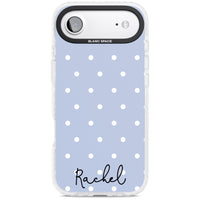 Personalised Simple Light Blue Dots