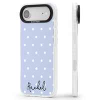 Personalised Simple Light Blue Dots