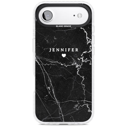 Personalised Black Marble
