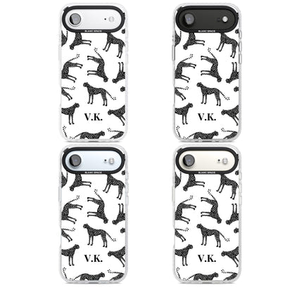 Personalised Black & White Cheetah Pattern