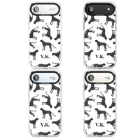 Personalised Black & White Cheetah Pattern