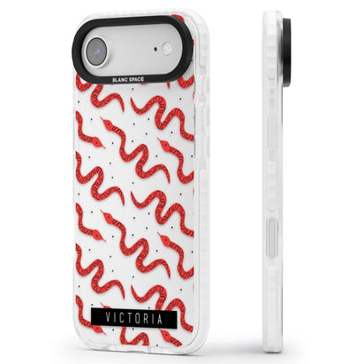 Personalised Red Snake Pattern