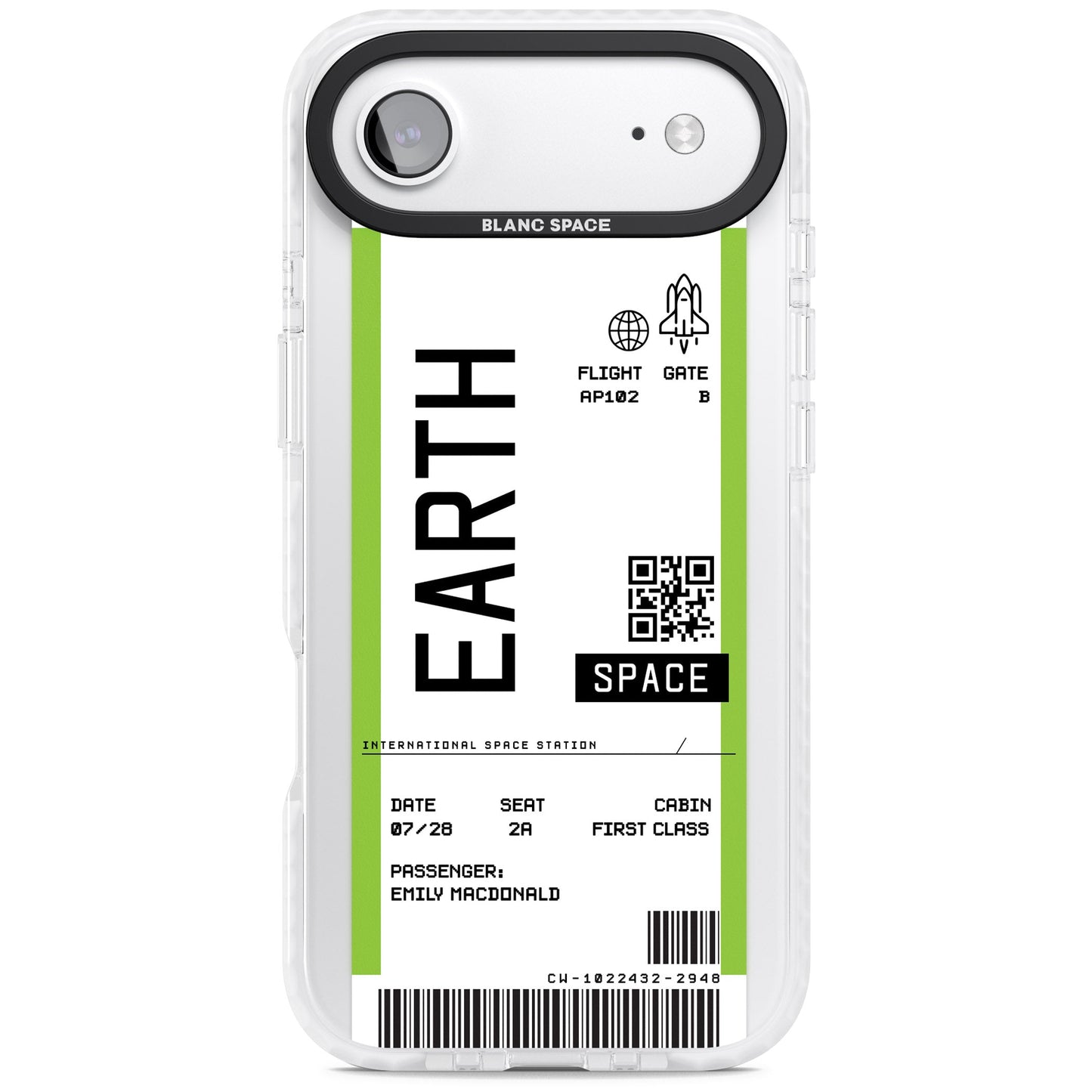 Personalised Earth Travel Ticket