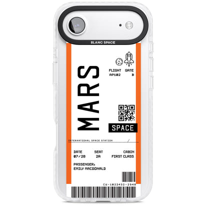 Personalised Mars Travel Ticket