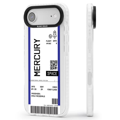 Personalised Mercury Travel Ticket
