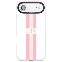 Personalised Minimal Pink Stripe