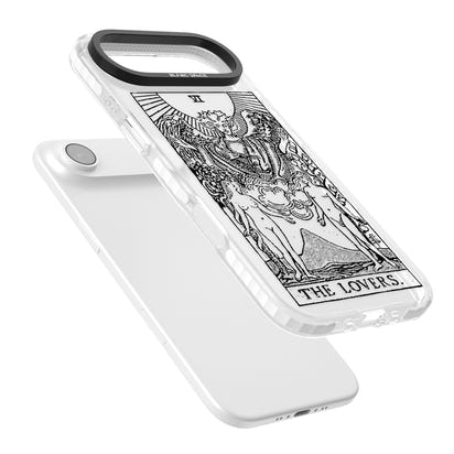 Personalisierte Tarotkarte „Die Liebenden“ (Transparent)