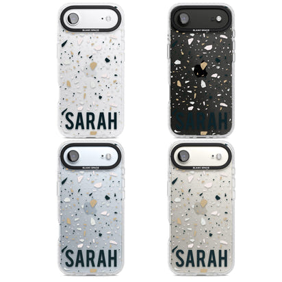 Personalised Terrazzo Blue, Pink, Brown
