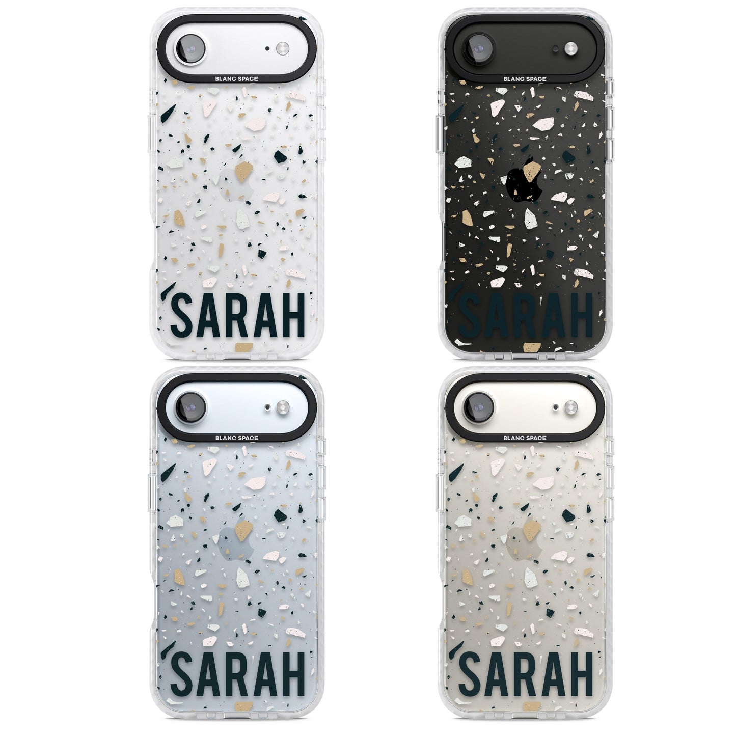 Personalised Terrazzo Blue, Pink, Brown
