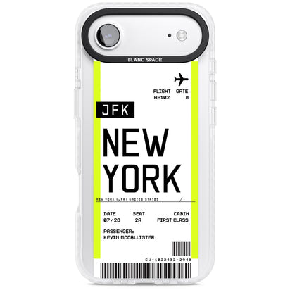 Personalised New York Boarding Pass