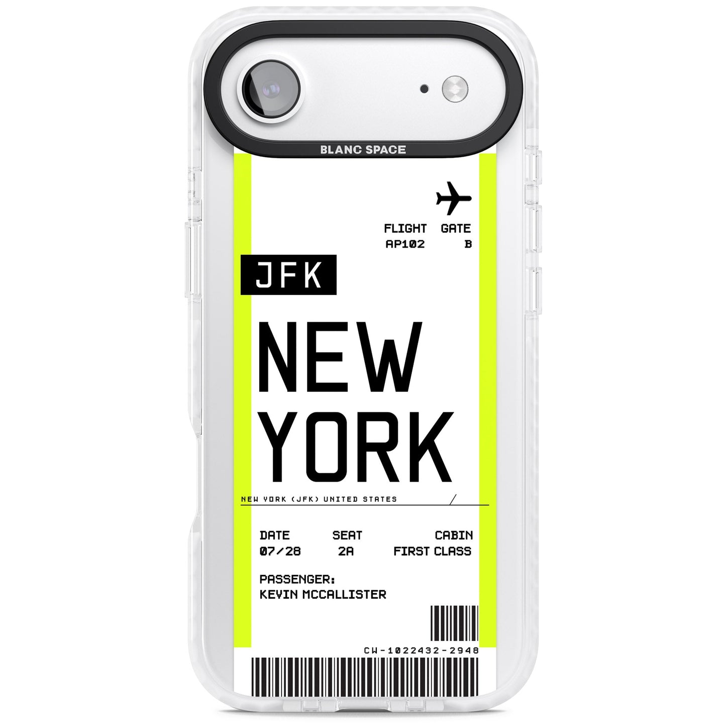 Personalised New York Boarding Pass