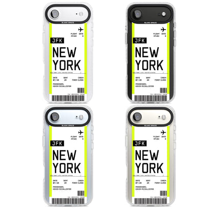 Personalised New York Boarding Pass