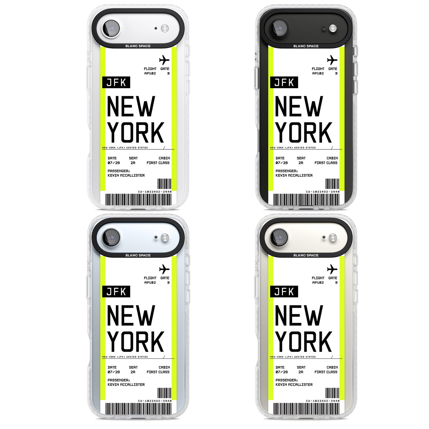 Personalised New York Boarding Pass