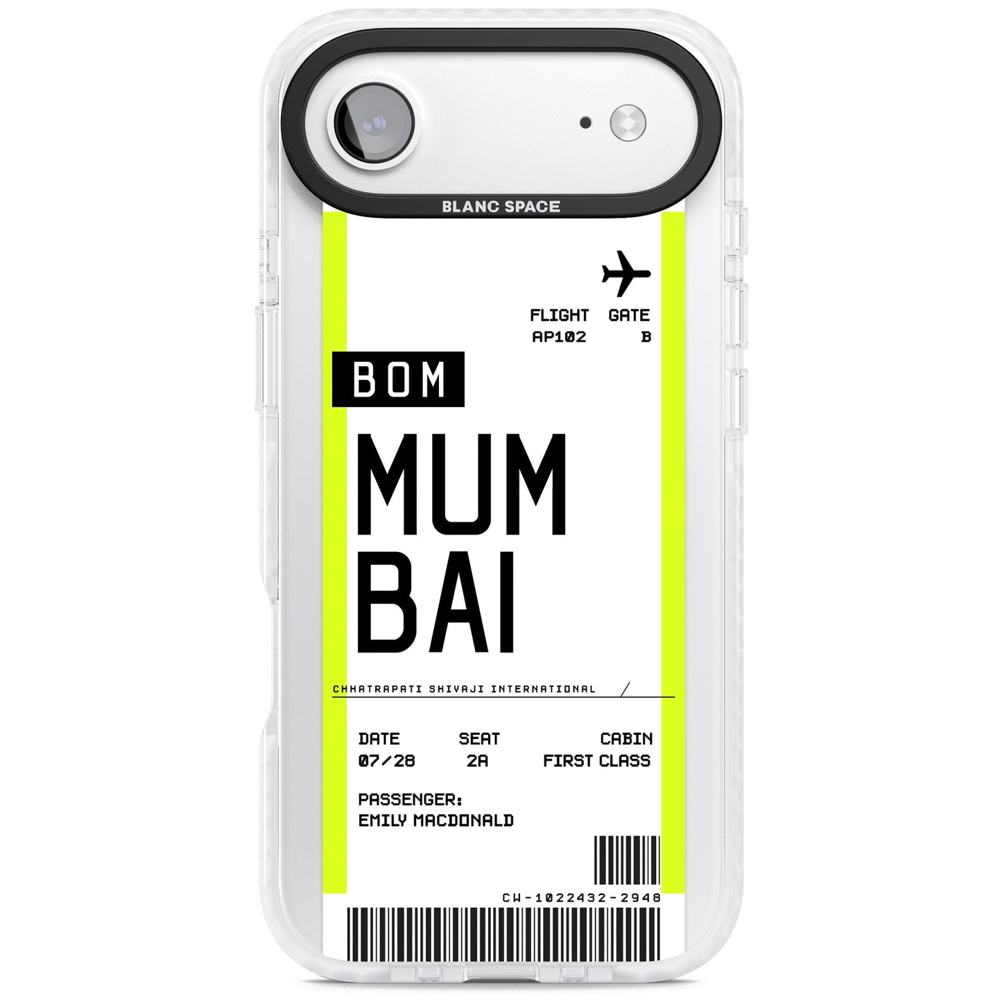 Personalised Mumbai Boarding Pass