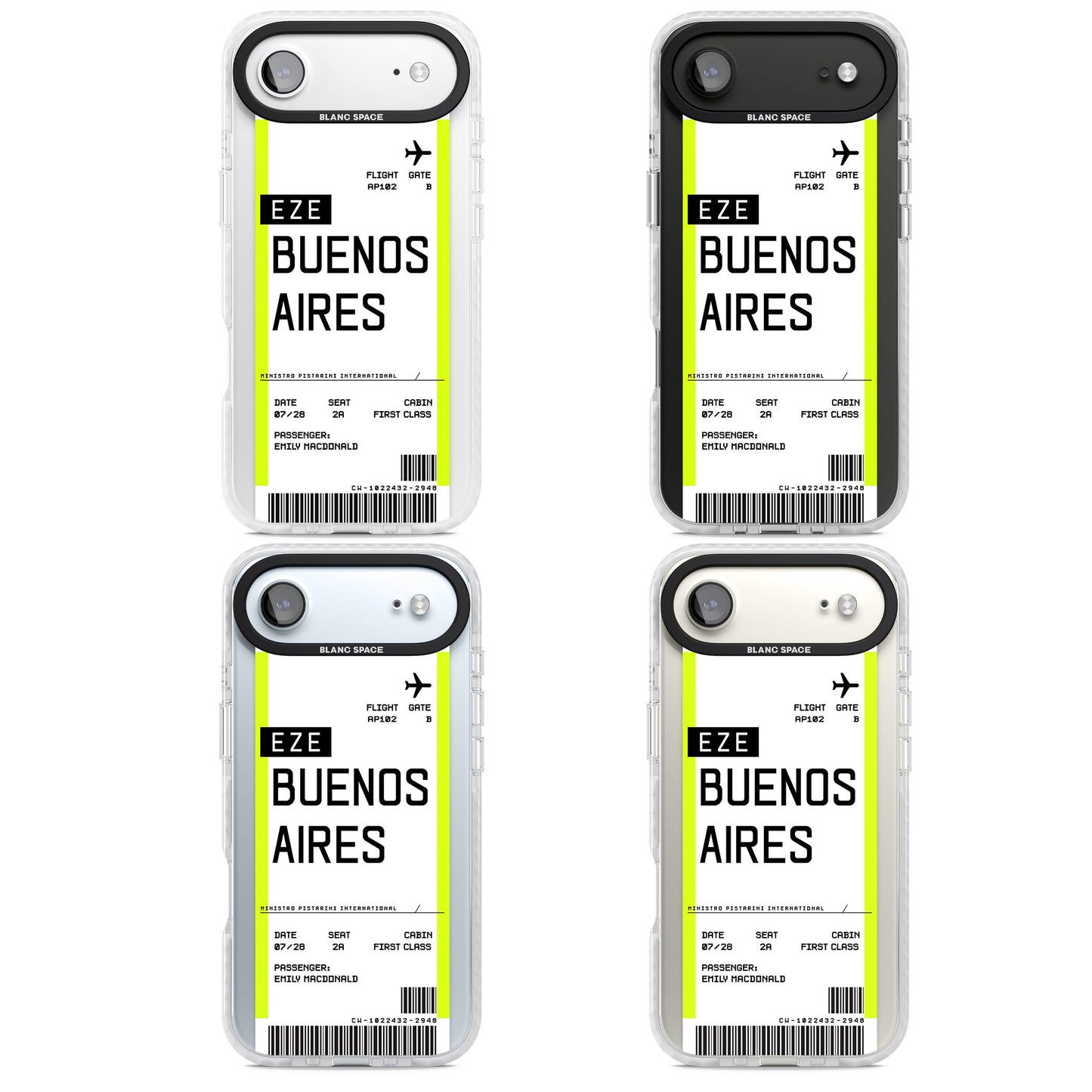 Personalised Buenos Aires Boarding Pass