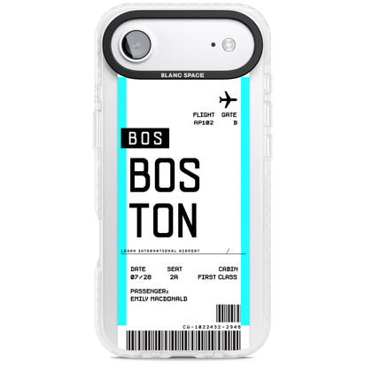 Personalised Boston Boarding Pass