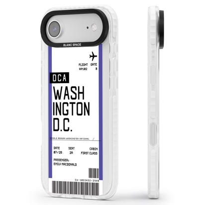 Personalised Washington D.C. Boarding Pass