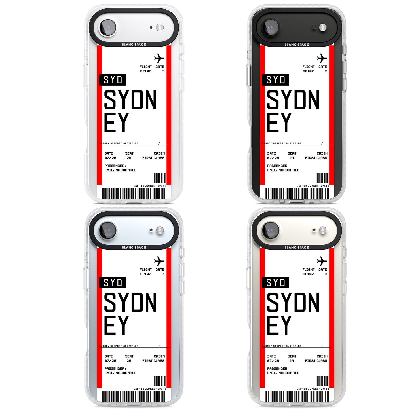 Personalised Sydney Boarding Pass