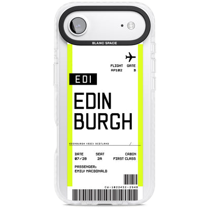 Personalised Edinburgh Boarding Pass