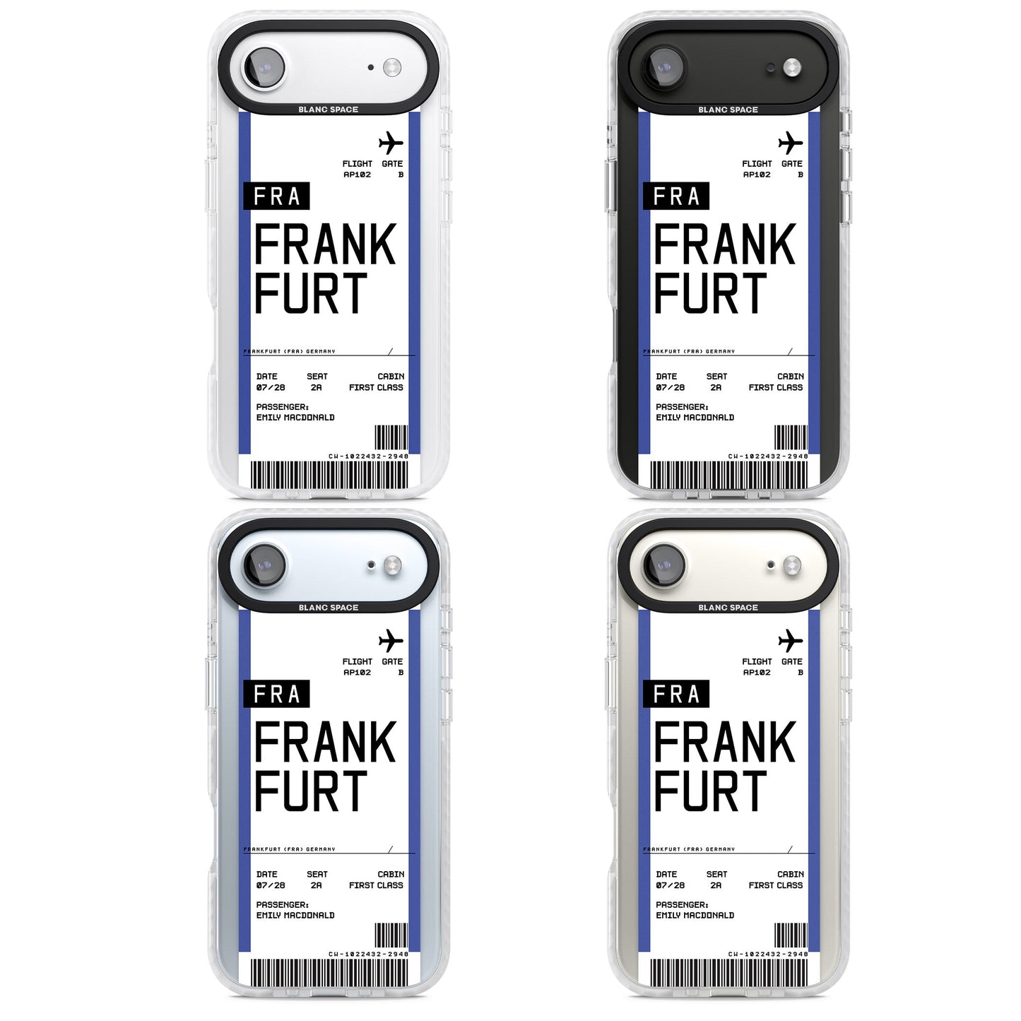 Personalised Frankfurt Boarding Pass