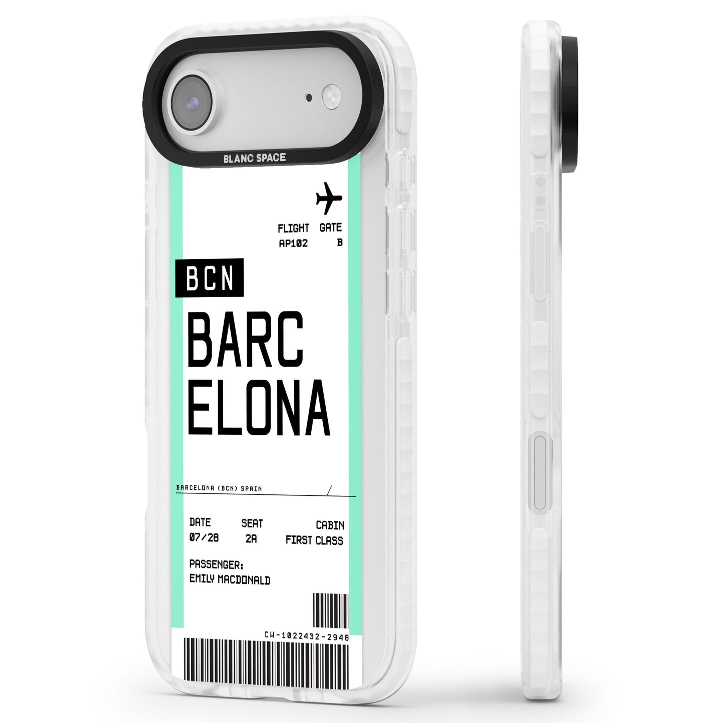 Personalised Barcelona Boarding Pass