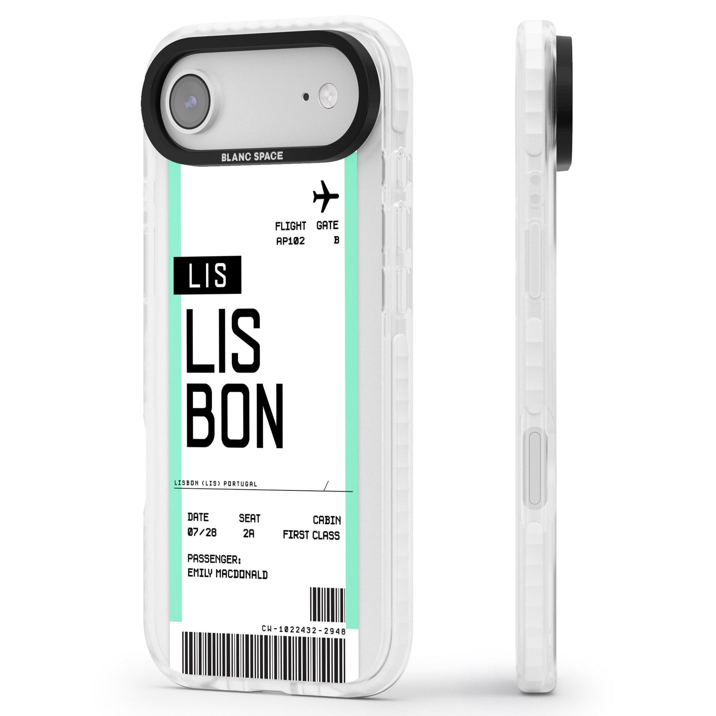 Personalised Lisbon Boarding Pass