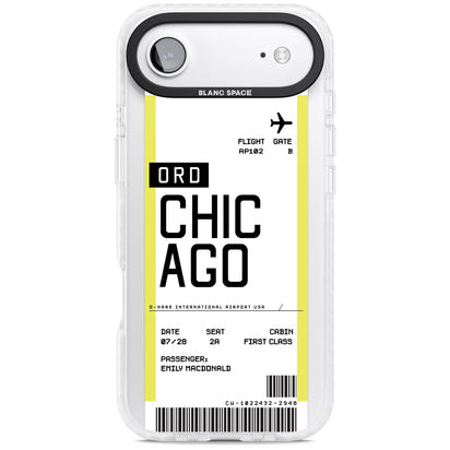 Personalised Chicago Boarding Pass