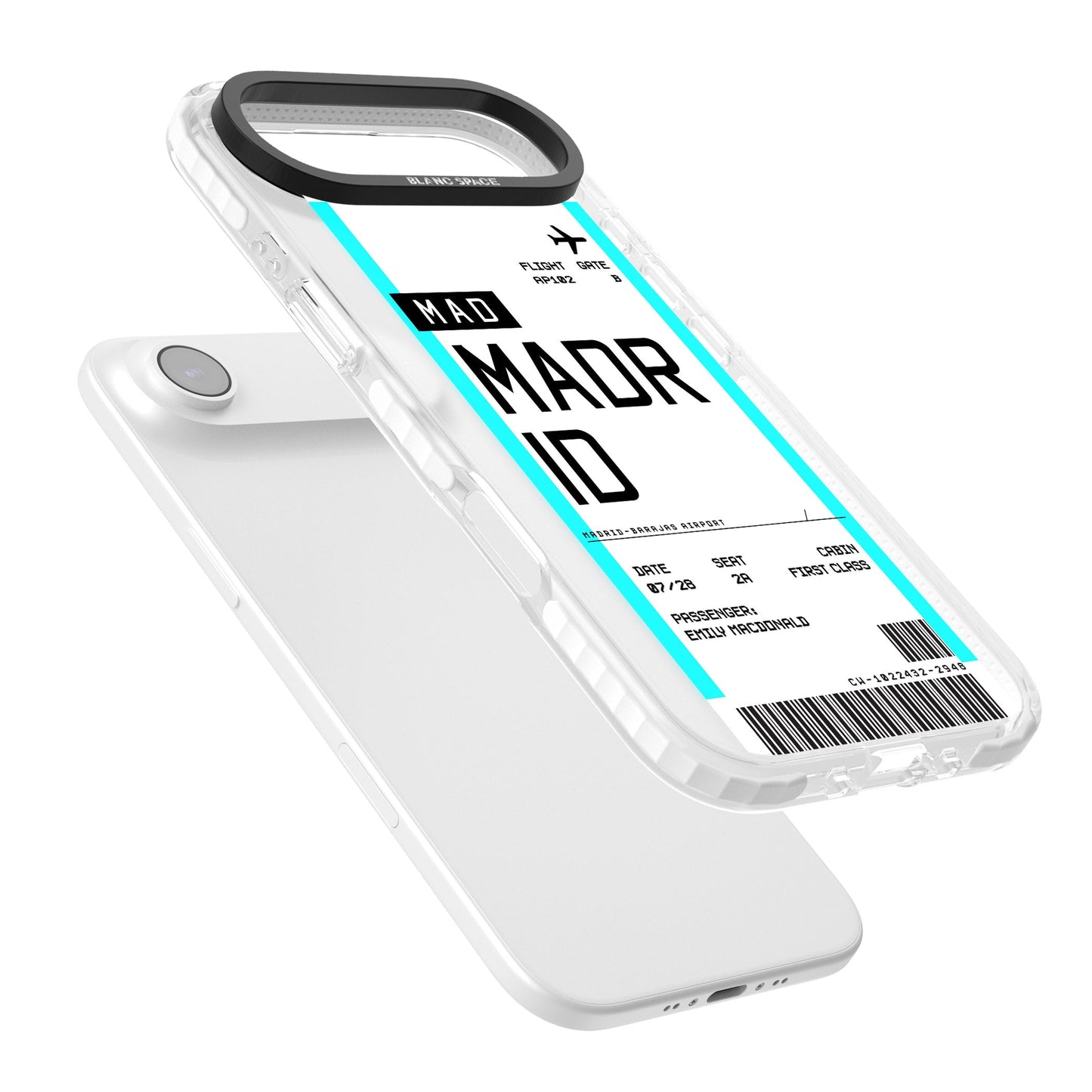 Personalised Madrid Boarding Pass