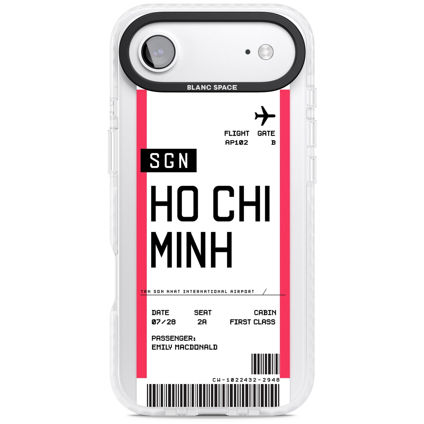 Personalised Ho Chi Minh Boarding Pass