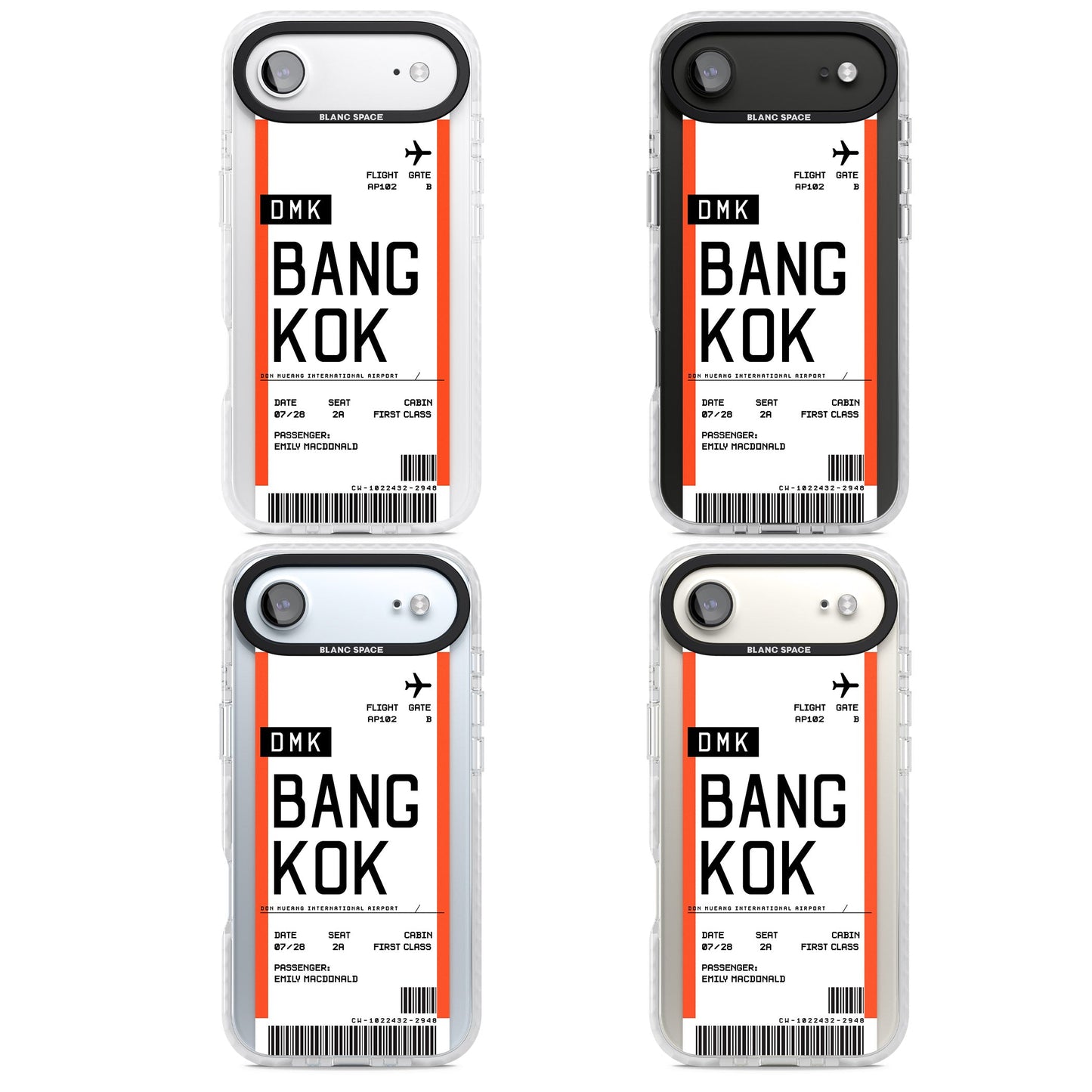 Personalised Bangkok Boarding Pass