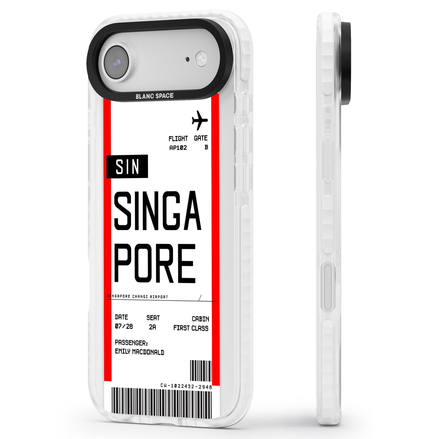 Personalised Singapore Boarding Pass