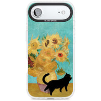 Cat with Van Gogh's Sunflowers
