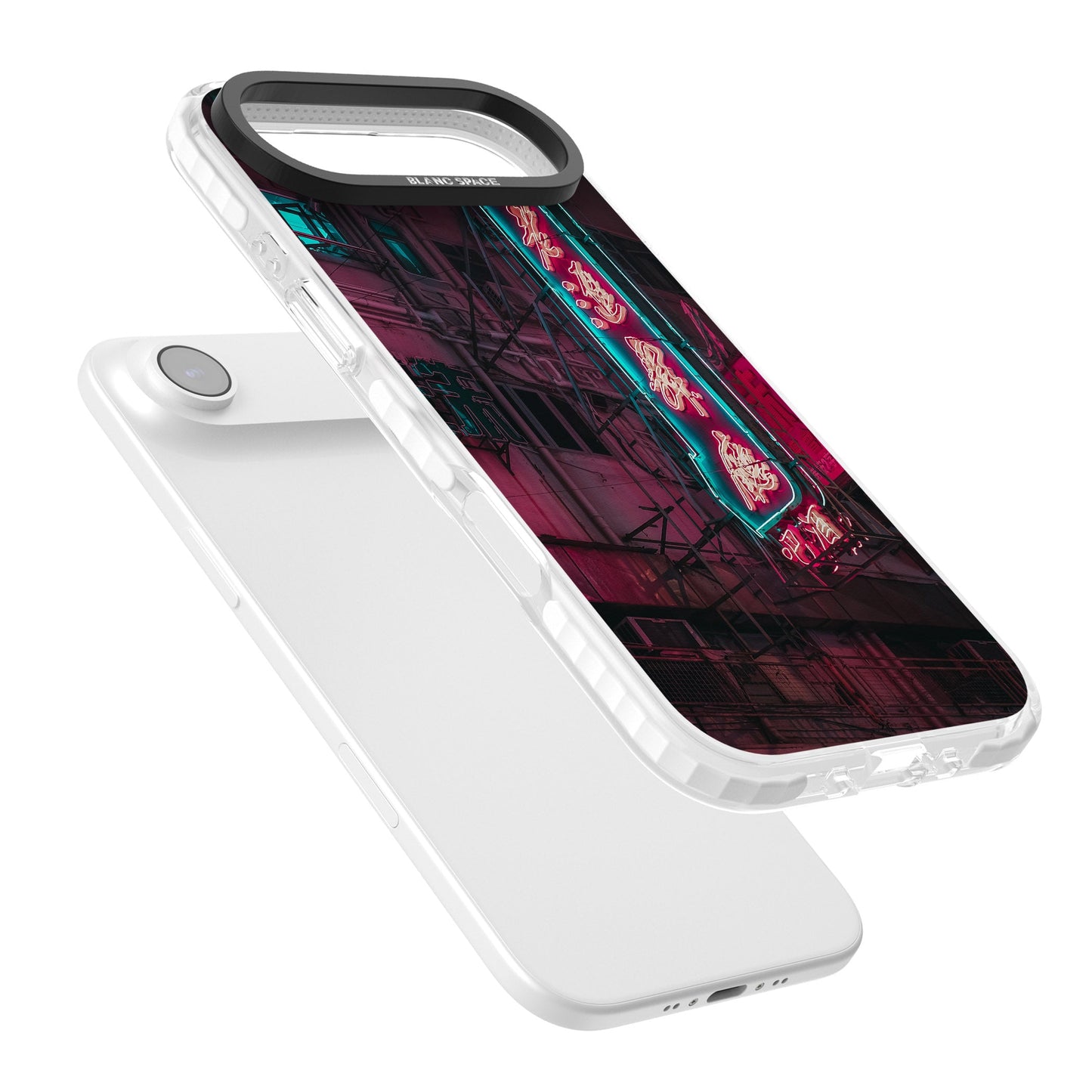 Neon-Kanji-Stadtbild