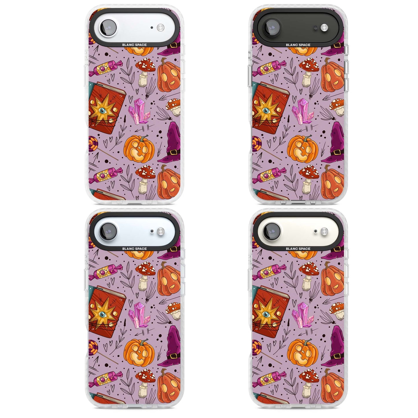 Witchy Cartoon Halloween Pattern