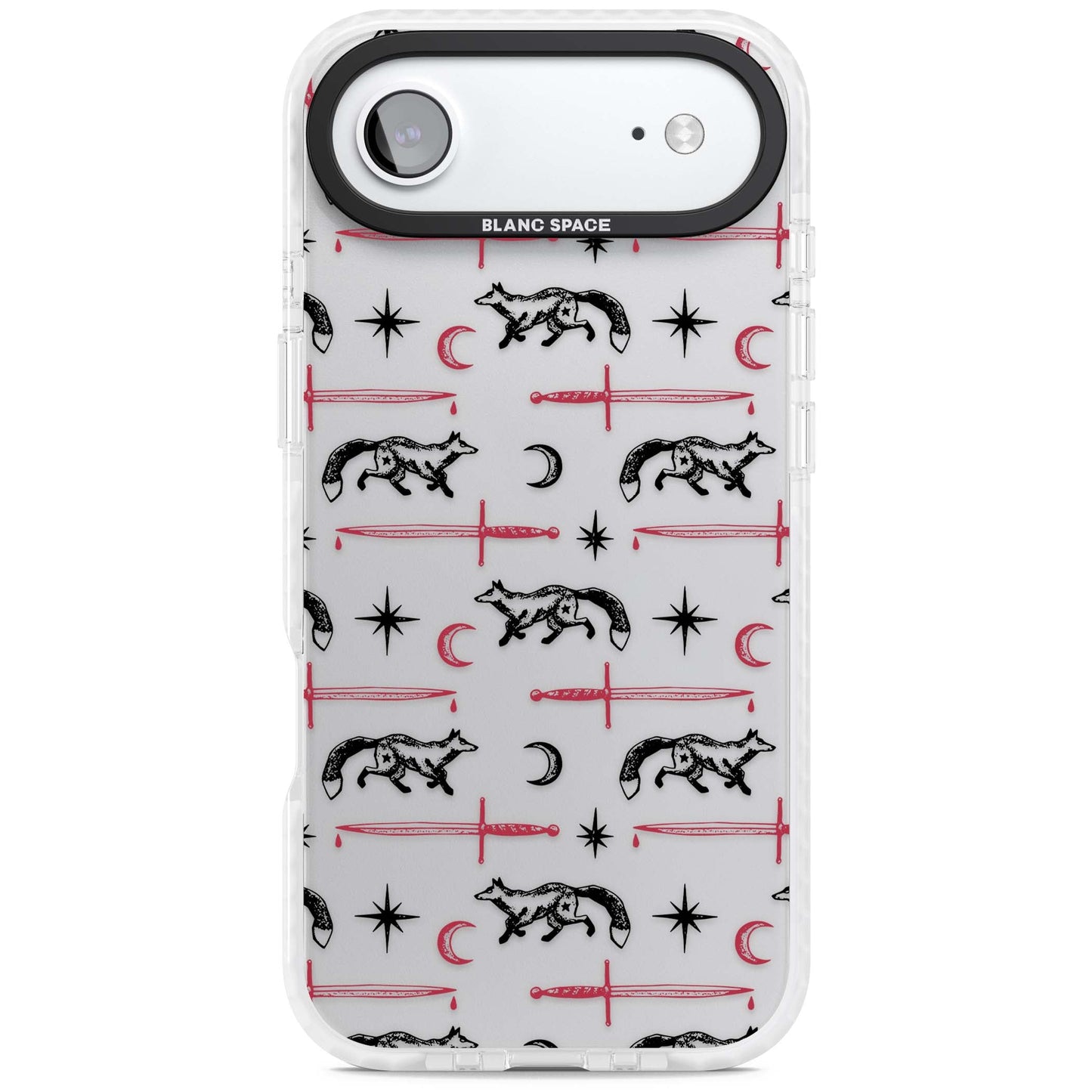 Motif renard et lame