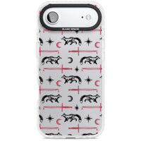 Motif renard et lame