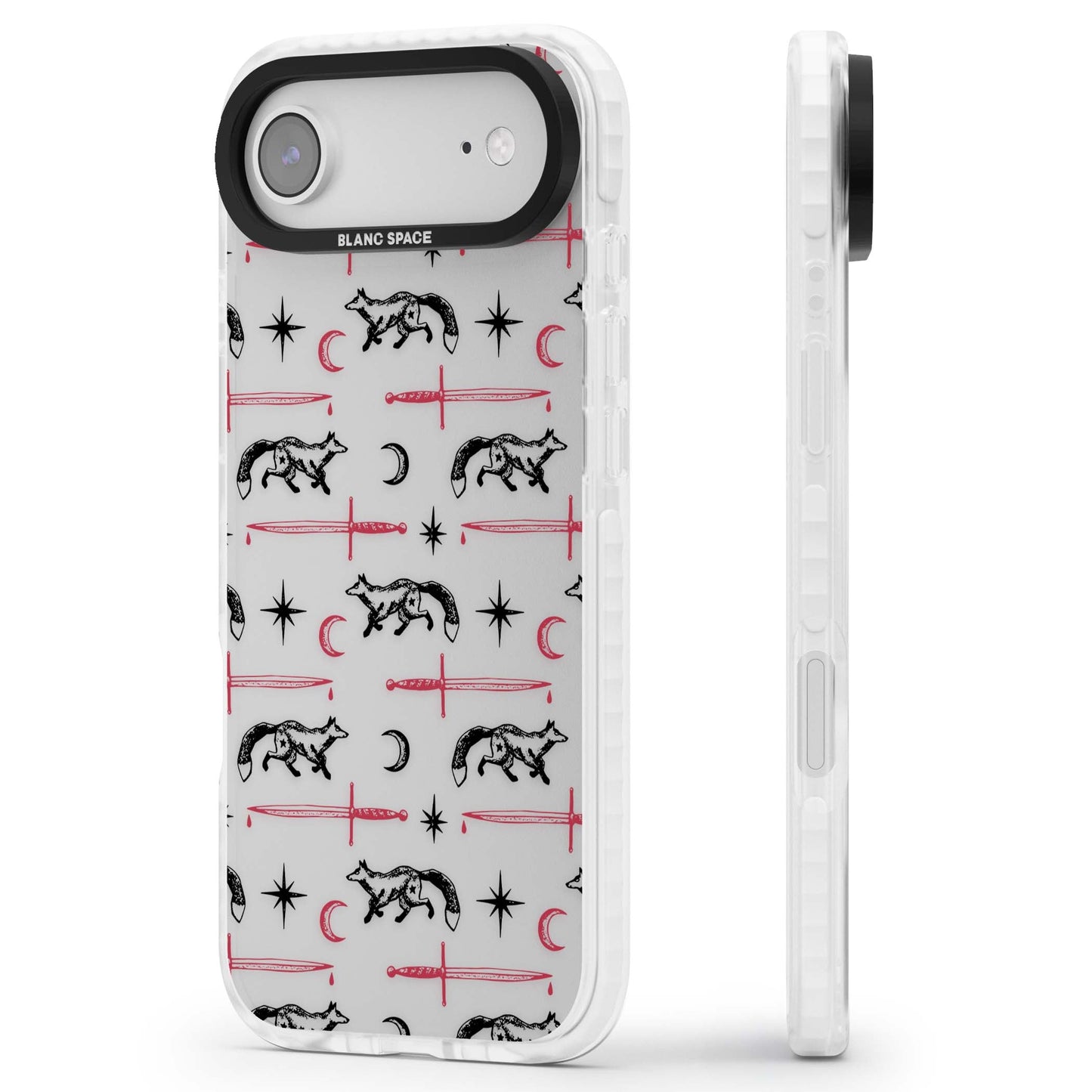 Motif renard et lame