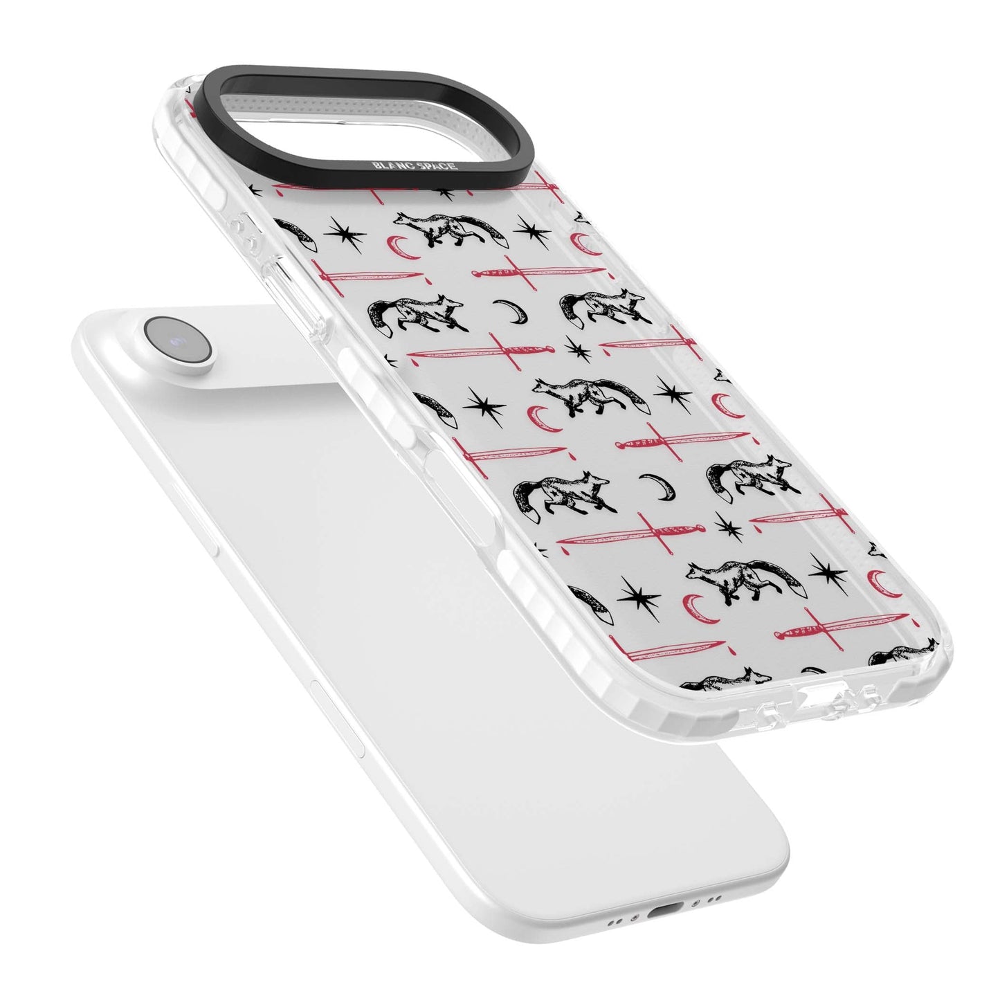 Motif renard et lame