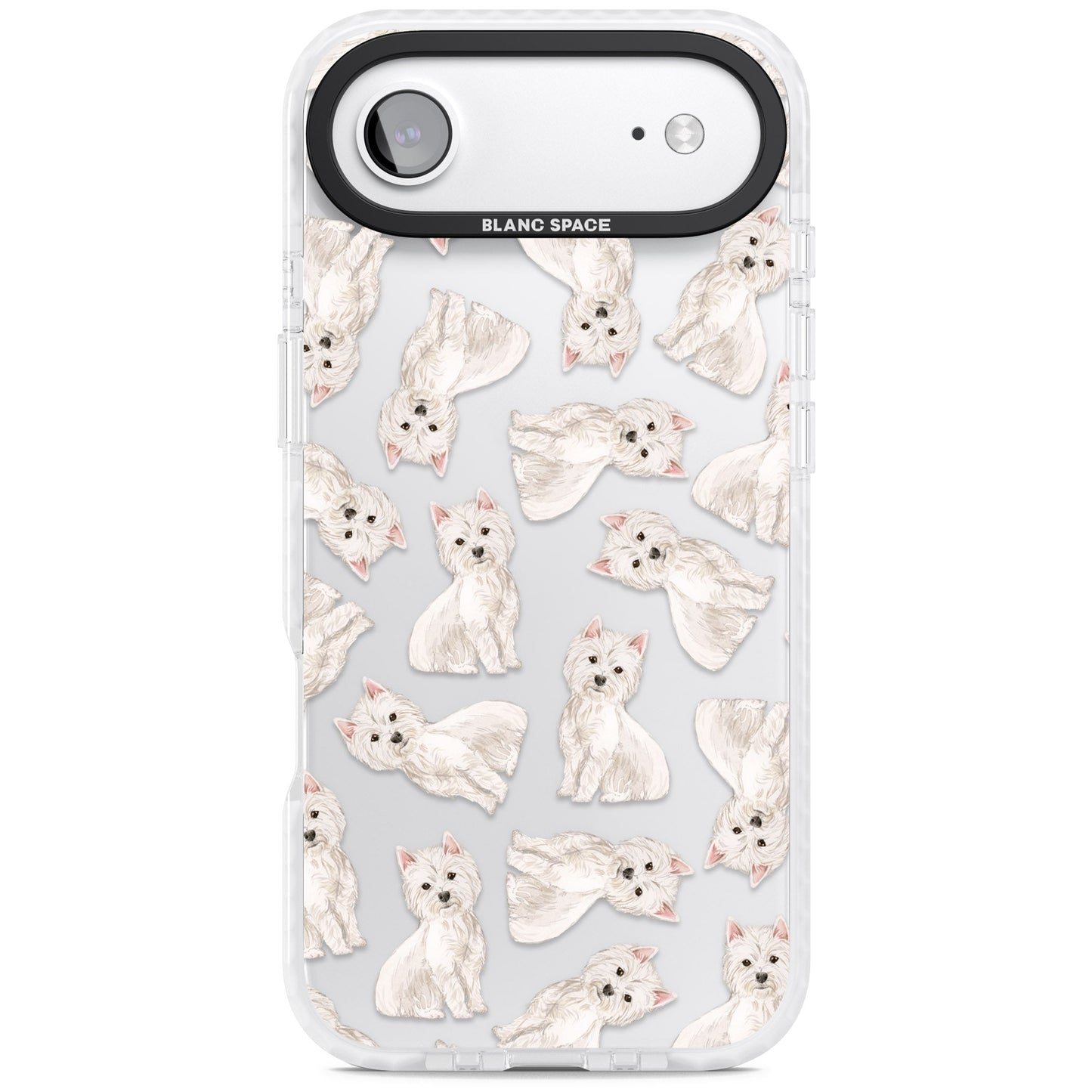 Motif de chien Westie