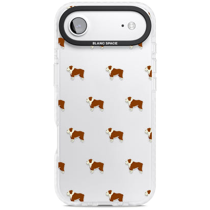 Motif bouledogue clair