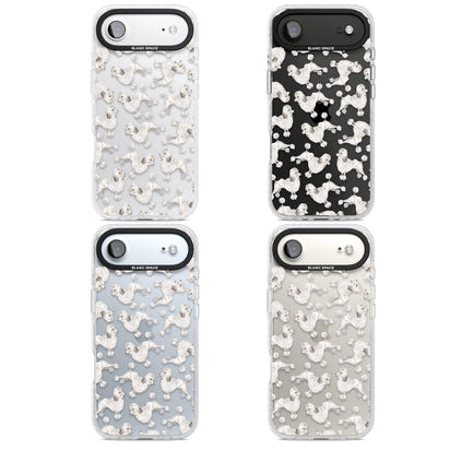 Pudel-Aquarellmuster