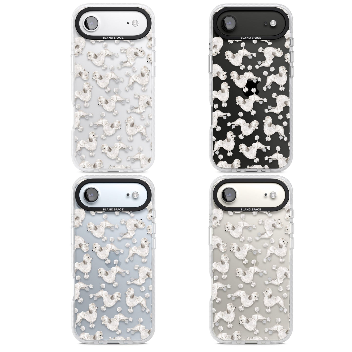 Pudel-Aquarellmuster