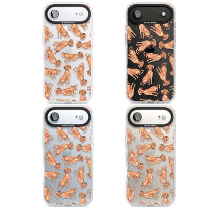 Hungarian Vizsla Watercolor Pattern