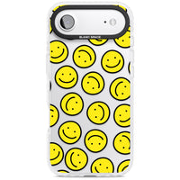 Motif de visage souriant