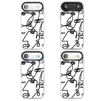 Art abstrait en noir et blanc