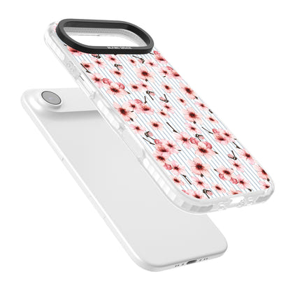 Rayures de fleurs de cerisier