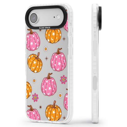 Motif de citrouilles Fleurs et Étoiles